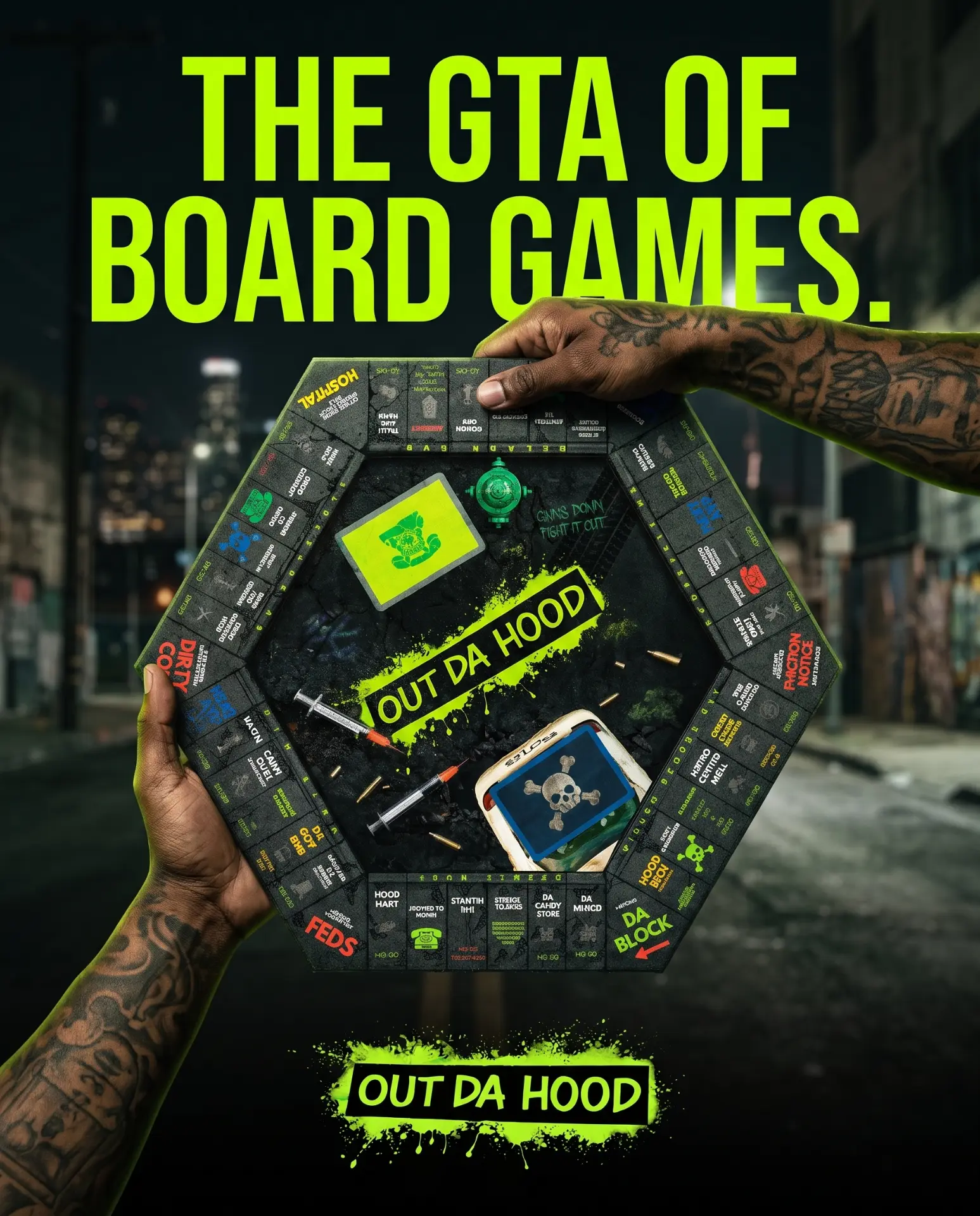 Out Da Hood board game